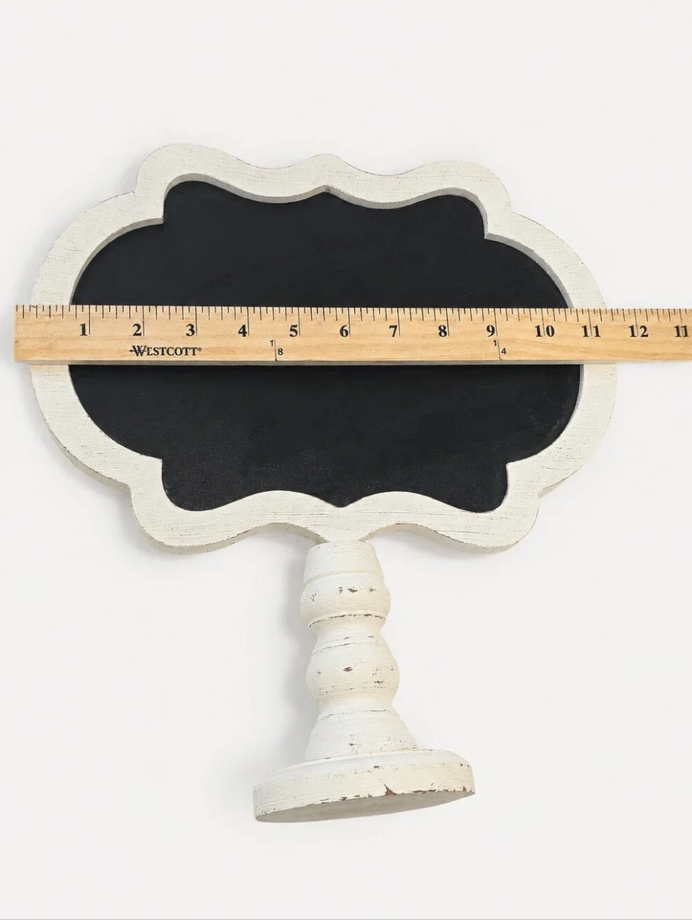 Hobby Lobby Distressed Chalkboard Stand Cream White Farmhouse Cottagecore Decor